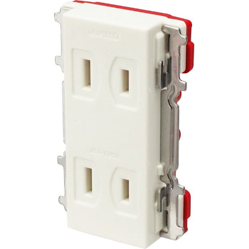 コンセント JEC-BN-55K(PW) ダブルコンセント 神保電器 15A 125V 極数2P - 【通販