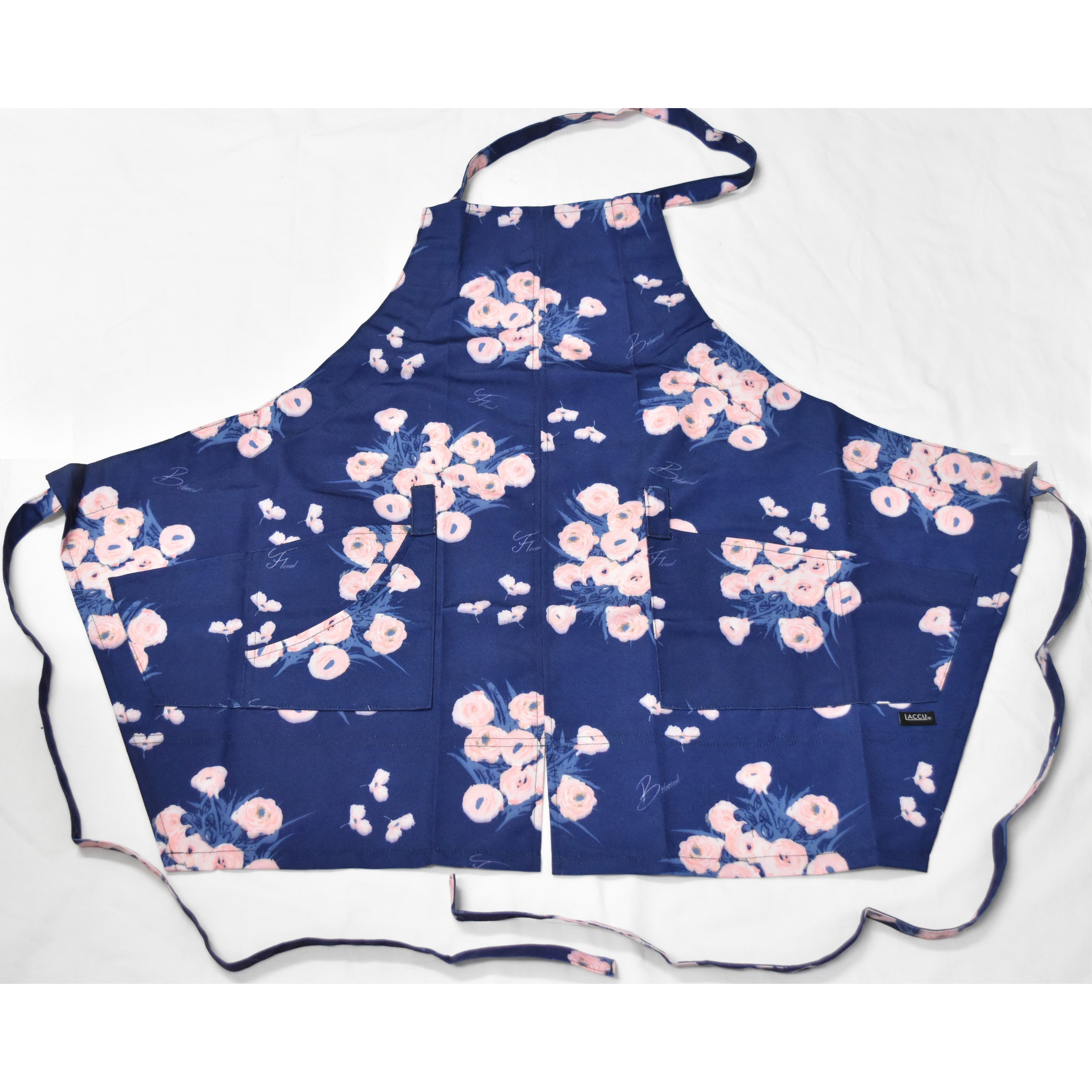 【個数：5個】ヤマショウ  YEP-003BONB 【5個入】  いろいろ入る5ポケットエプロンボタニカルネイビーYEP003BONB YEP-003BONV いろいろ入る5ポケットエプロン ヤマショウ ボタニカル