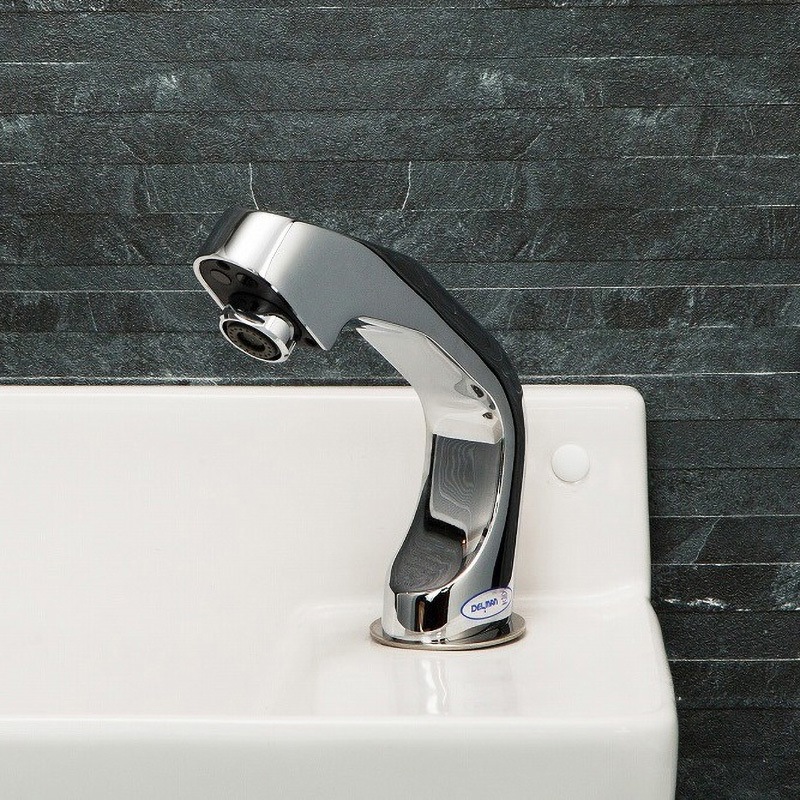 V-88(乾電池式) 自動水栓デルマン バイタル 電池式 洗面所用 後付け