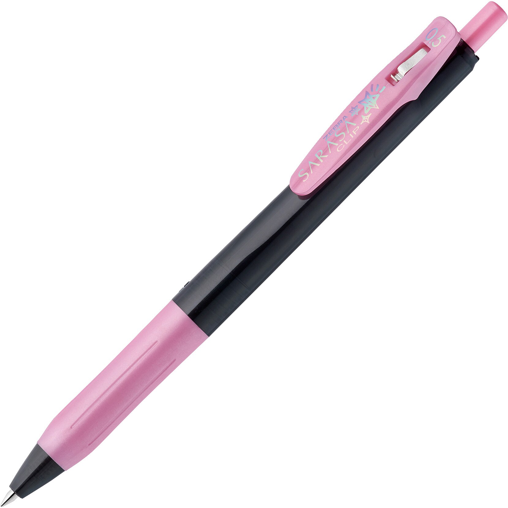 まとめ) ゼブラ ゲルインクボールペン サラサクリップ 0.5mm ピンク