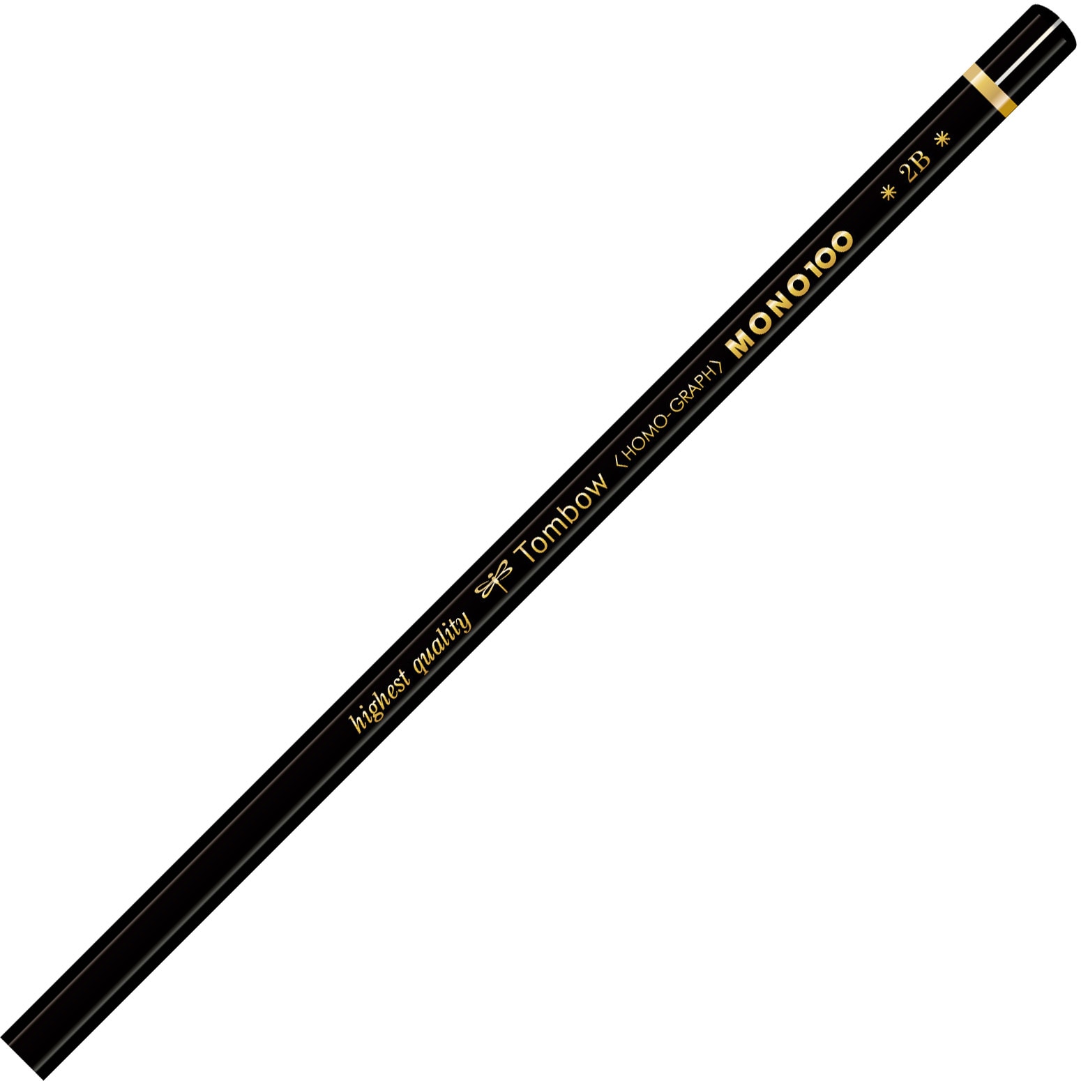 トンボ鉛筆 鉛筆 モノ100 2B MONO-1002B 1ダース - 筆記具