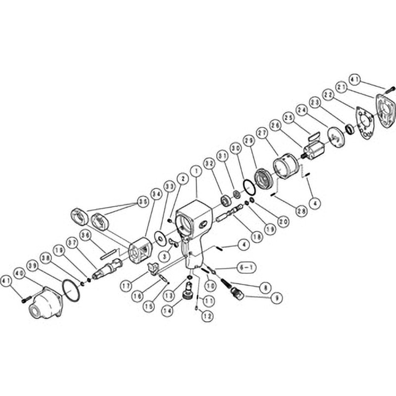 00119M13A 部品 中型インパクトレンチ KW-19HP 空研 F弁 00119M13A 部品 中型インパクトレンチ KW-19HP 空研 F弁