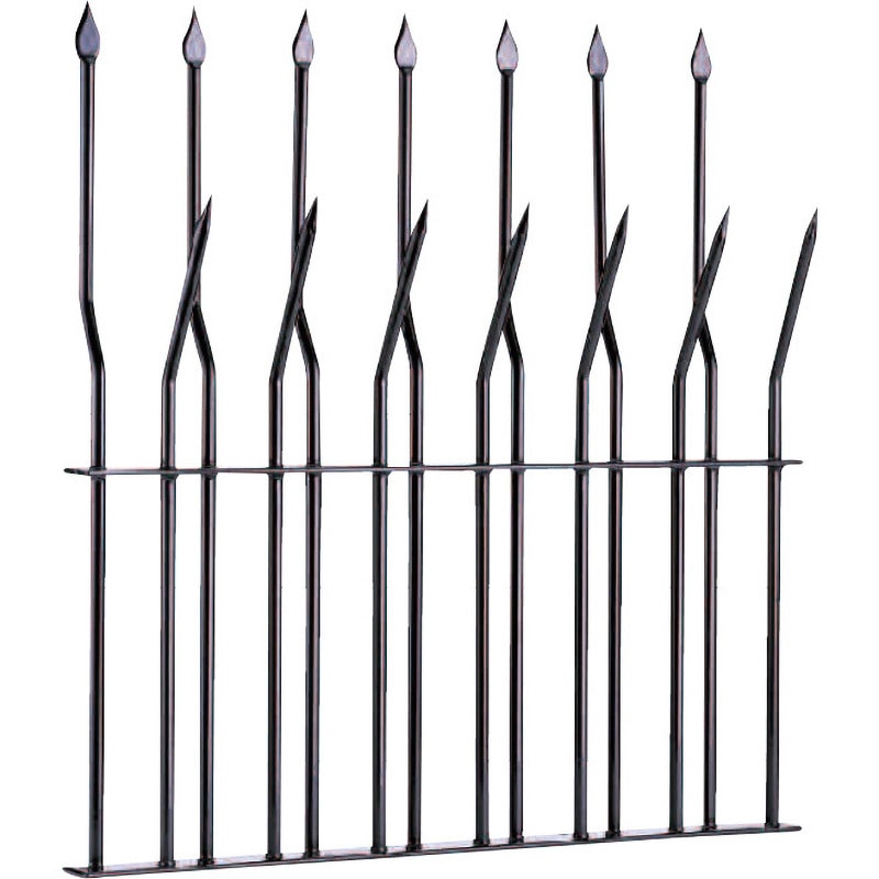 C1400 猫よけ忍び返し13型 ノーブランド 鉄・黒コーティング製