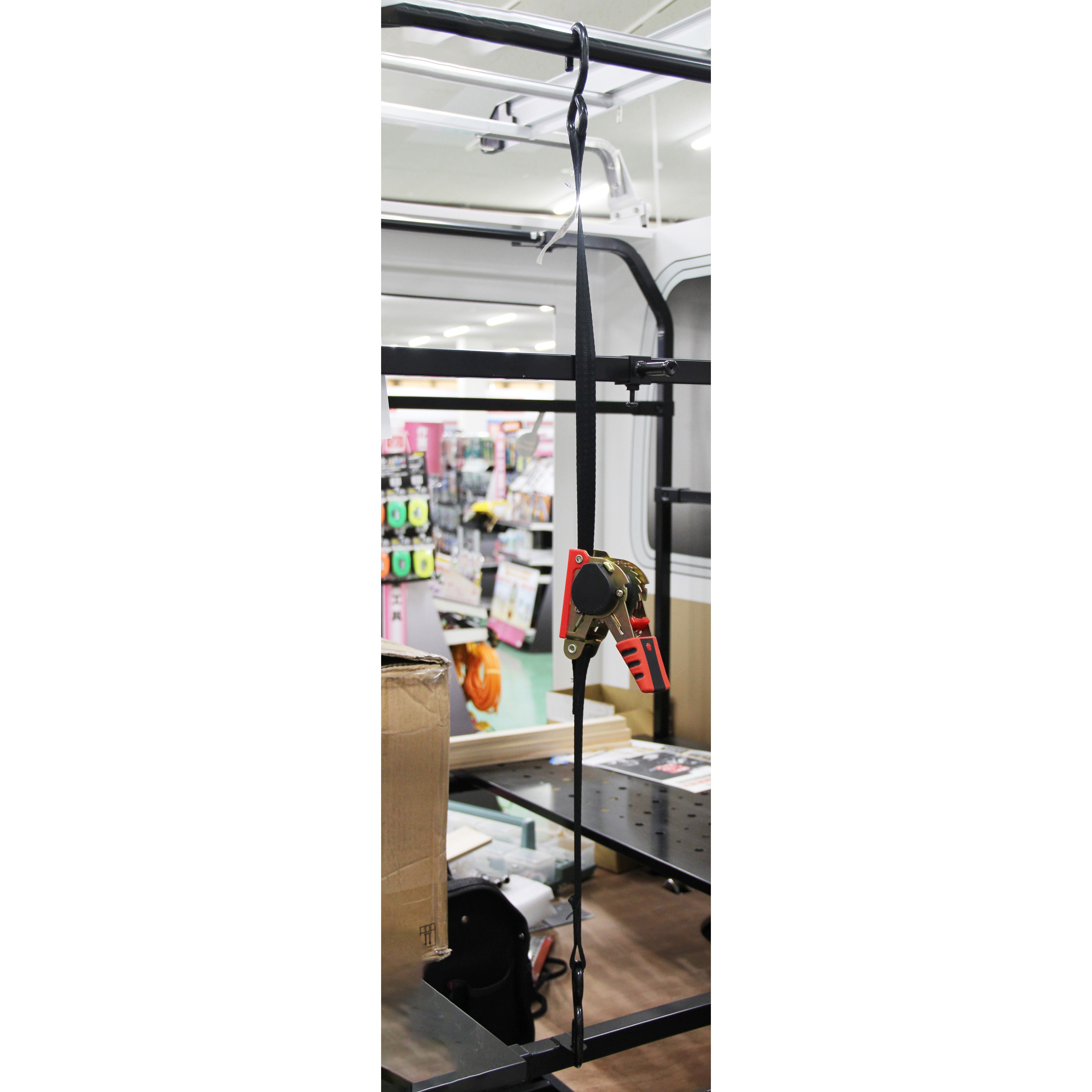 RTA-25SBL 2ホン ラチェットベルト荷締機 SK11 S字フック