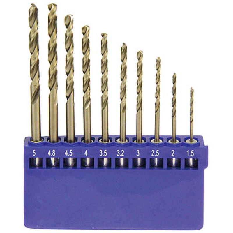 ESD-10HEX ステンレスドリルセット E-Value コバルトハイス鋼製