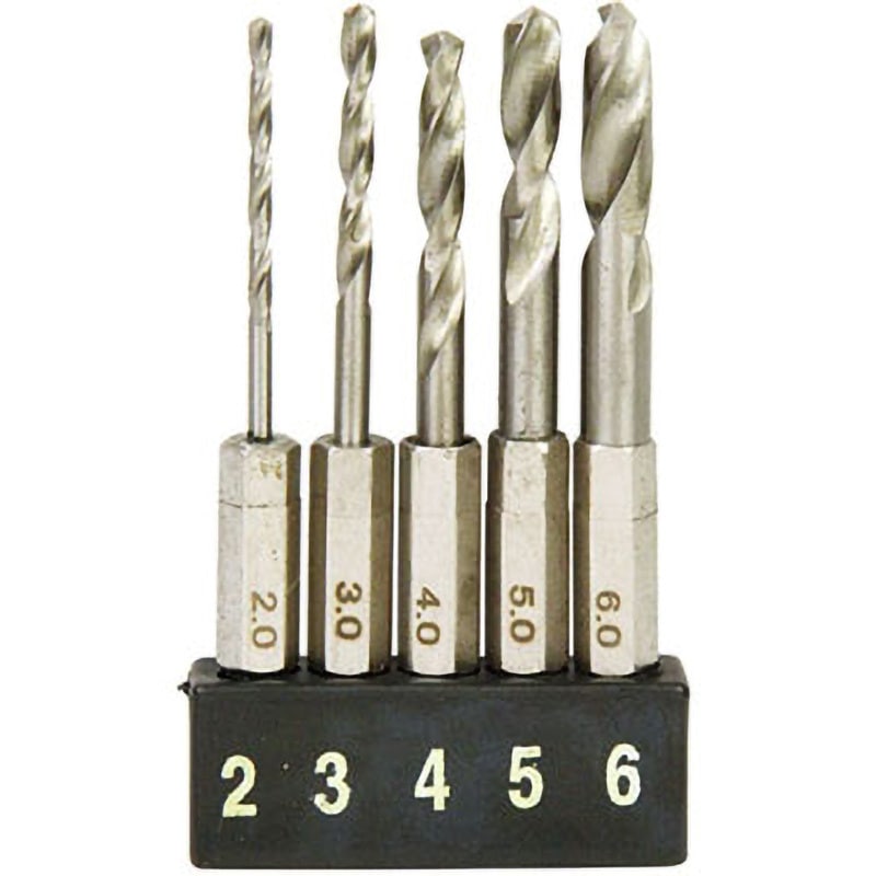 ショート鉄工ドリルセット E-Value ハイス六角軸ドリル 【通販モノタロウ】