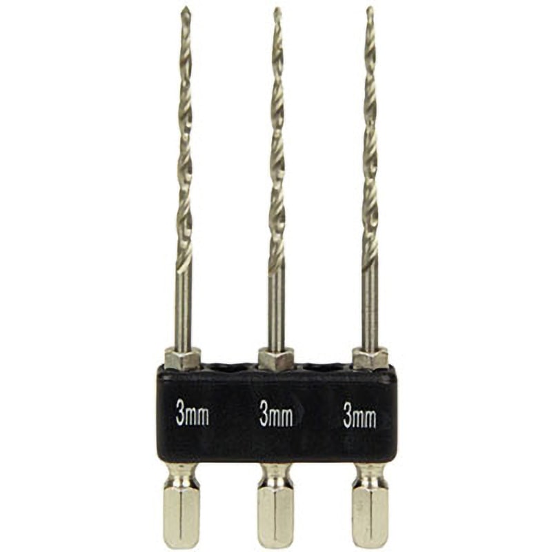 甦る3番 3．0MM 3PCS ハイス下穴ドリルセット SK11 サイズ3mm 【通販モノタロウ】