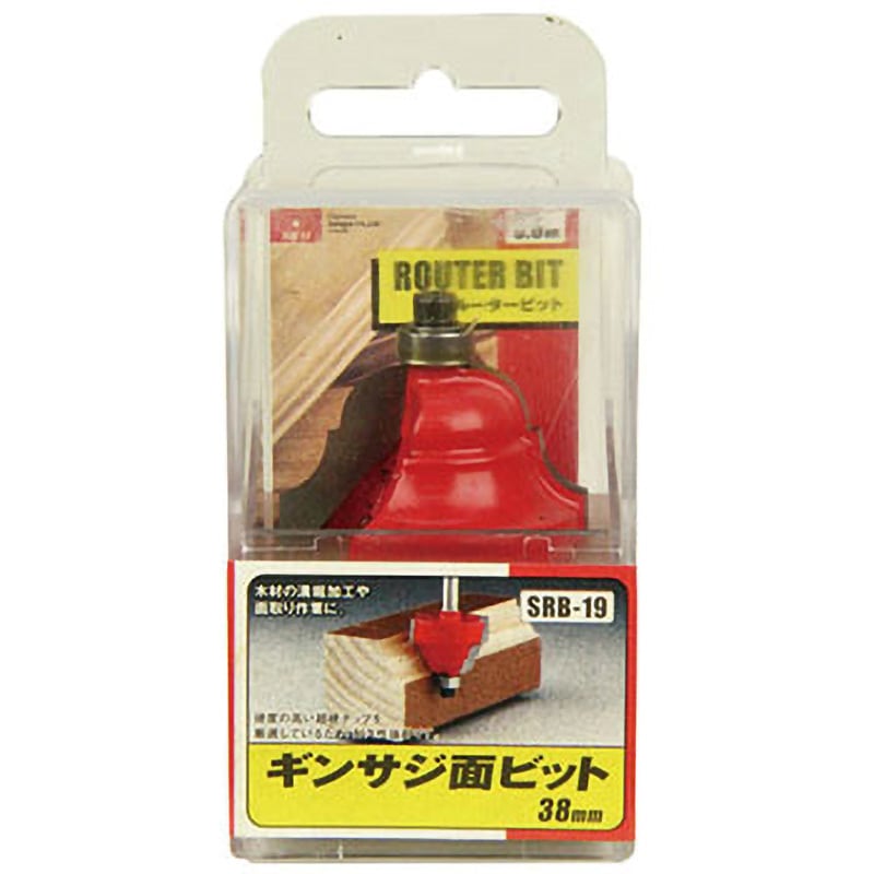 SRB-19 ギンサジ面ビット SK11 超硬製 軸径6mm 1本 SRB-19 - 【通販