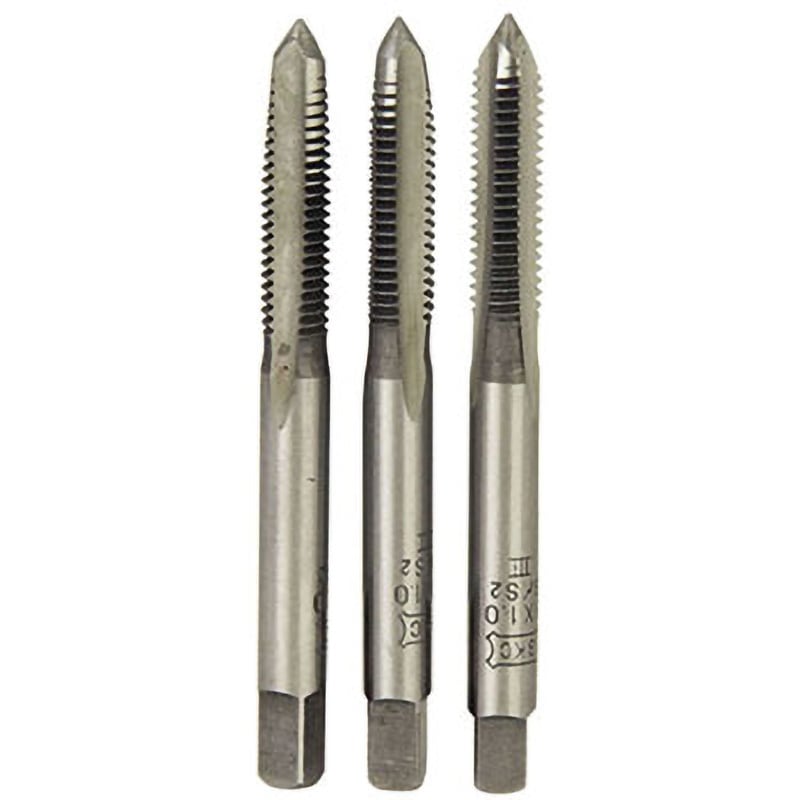 M6X1．0 ネジ切組タップ SK11 合金工具鋼製 - 【通販モノタロウ】