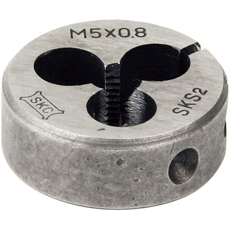 M5X0．8 ネジ切ダイス SK11 切削工具鋼製 外径25mm - 【通販