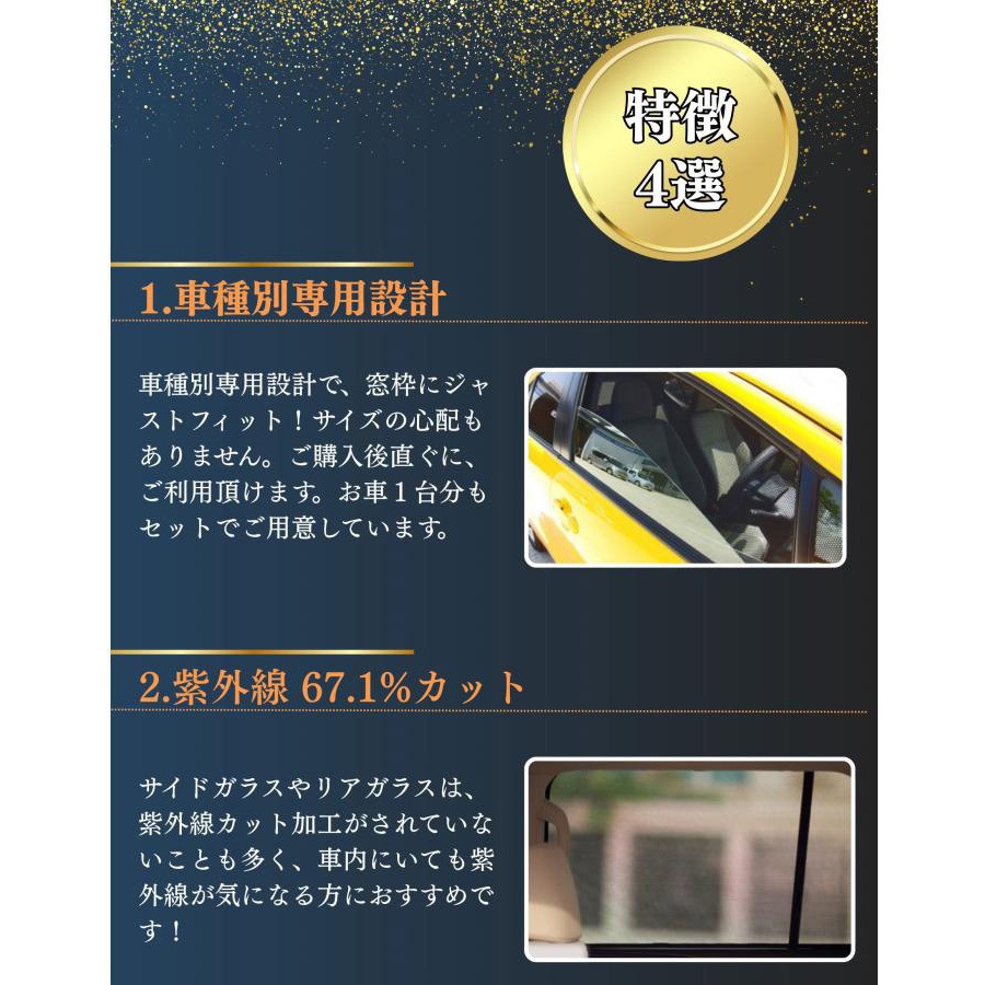 レーザーシェード アルファード ヴェルファイア 30系 1セット(5枚