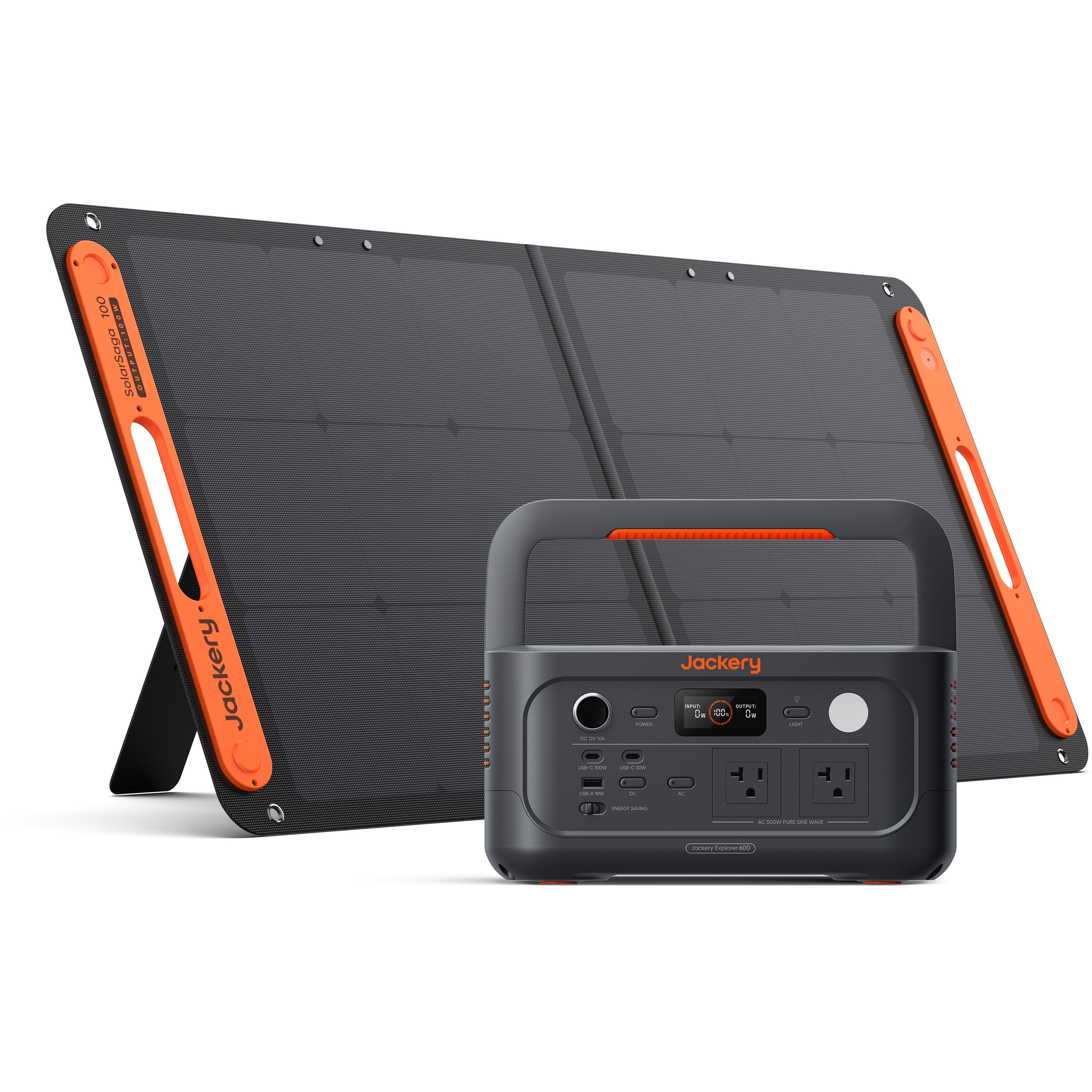 発電機・ポータブル電源 Jackery Solar Generator 600 JE-600A+JS-100F Jackery Solar Generator 600 New ポータブル電源