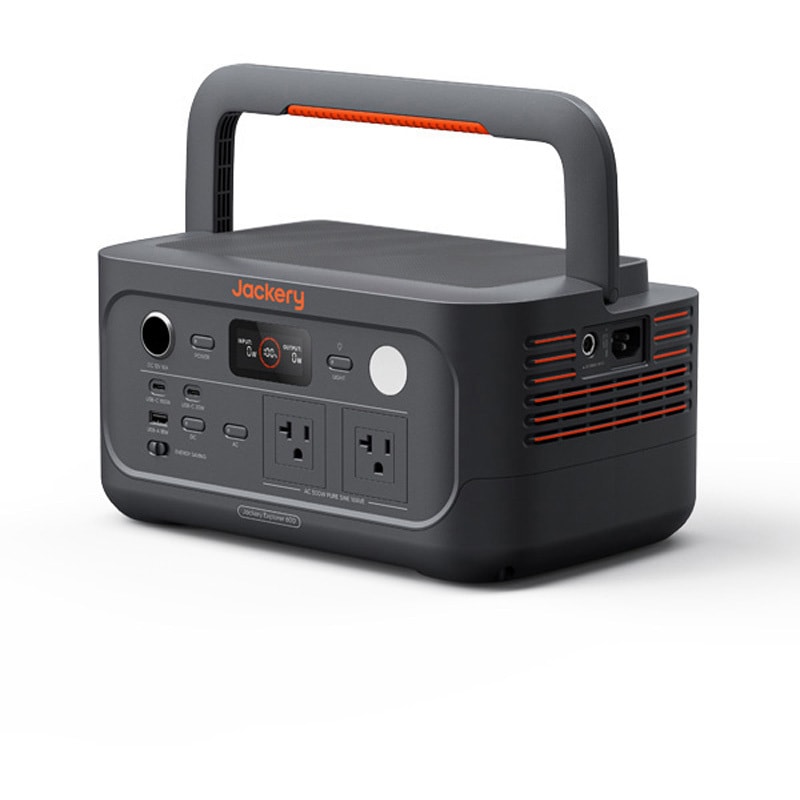 JE-600A+JS-100F Jackery Solar Generator 600 New ポータブル電源