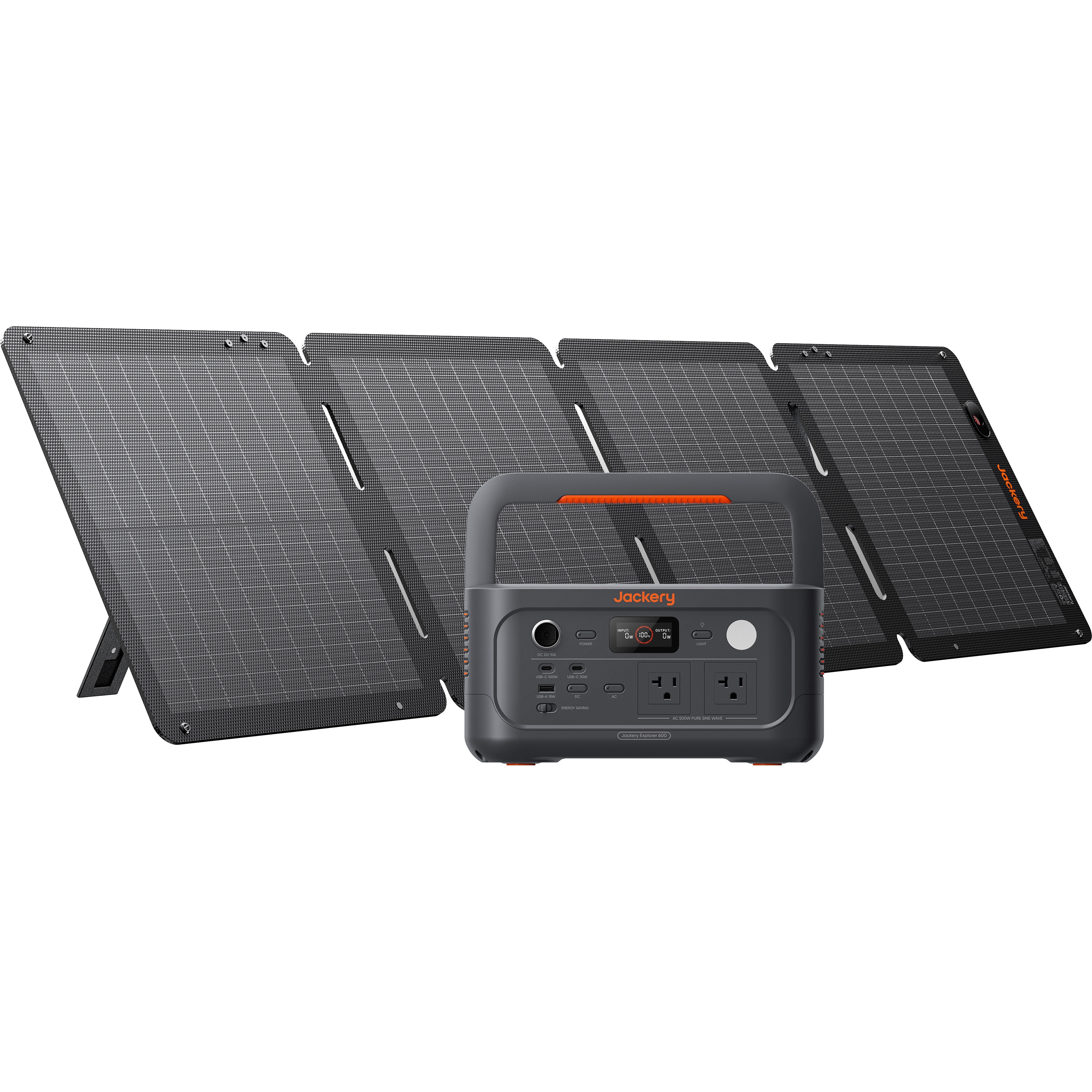 JE-600A+JS-100I Jackery Solar Generator 600 New ポータブル電源
