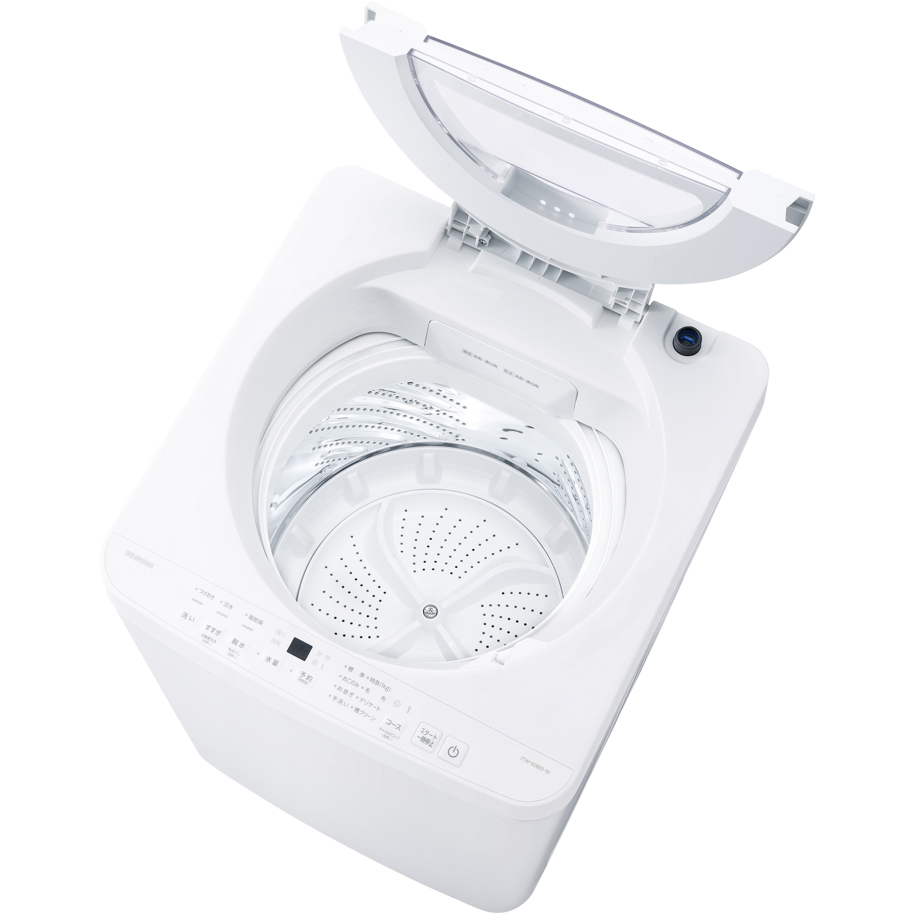ITW-60B01-W 全自動洗濯機 6kg 特急9分コース搭載 OSH fit アイリス