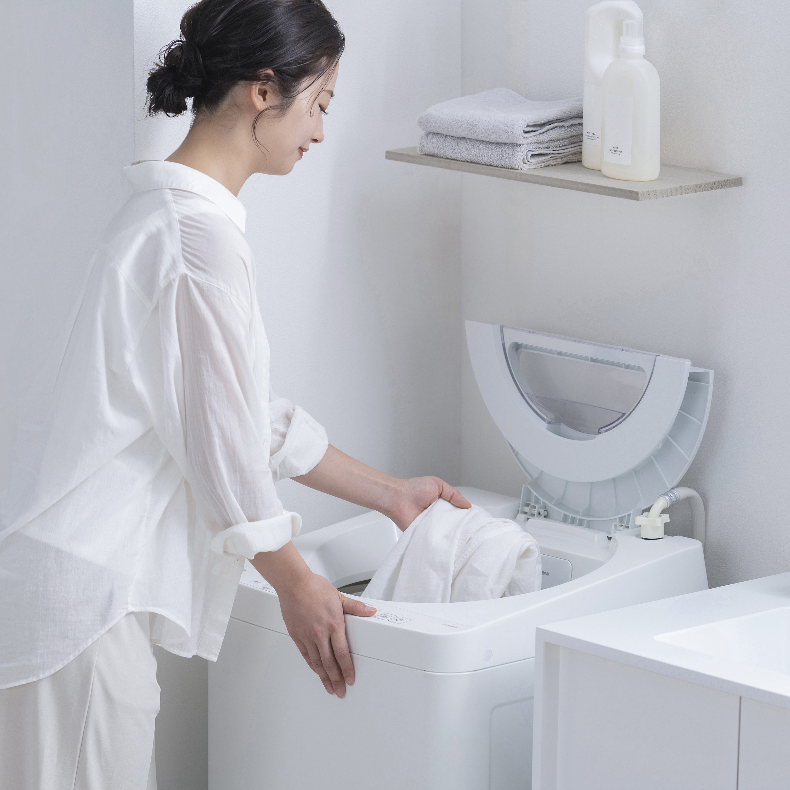 ITW-60B01-W 全自動洗濯機 6.0kg OSH 1台 アイリスオーヤマ 【通販