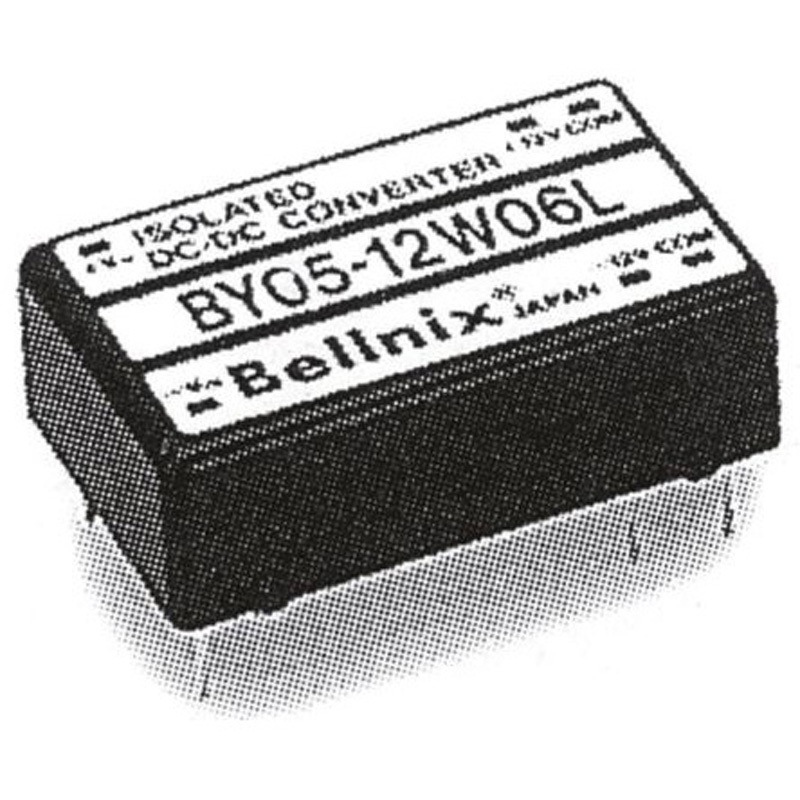 BY05-05W08L Bellnix DC-DCコンバータ Vout:±5V dc, 1.5W, BY05-05W08L Bellnix(ベルニクス) スルーホール パッケージDIP 出力電流±80mA