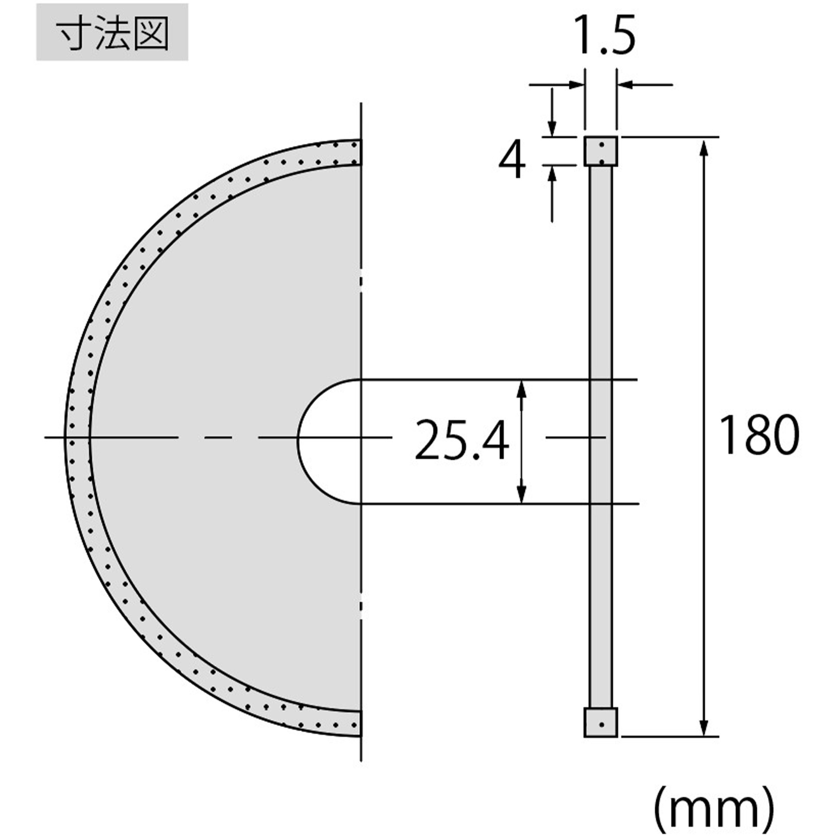 【送料無料】新品 ロブテックス エビ ダイヤモンド ホイール リム R-180K1D ダイヤモンドホイール リムタイプ（乾式・湿式） R | コンクリート