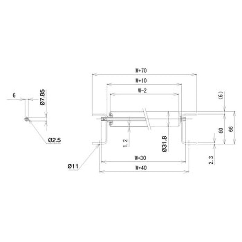 (運賃見積り)(直送品)TS ステンレス製ローラコンベヤφ38.1-W300XP50X3000L SU38-300530 運賃見積り)(直送品)TS スチールローラコンベヤφ48.6-W200XP50X1500L