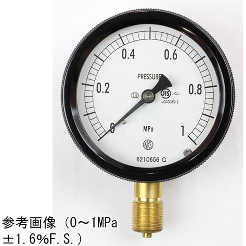 BC12-131 密閉型圧力計(75Φ)立形A枠 BC12-131シリーズ 1個 長野計器 【通販モノタロウ】
