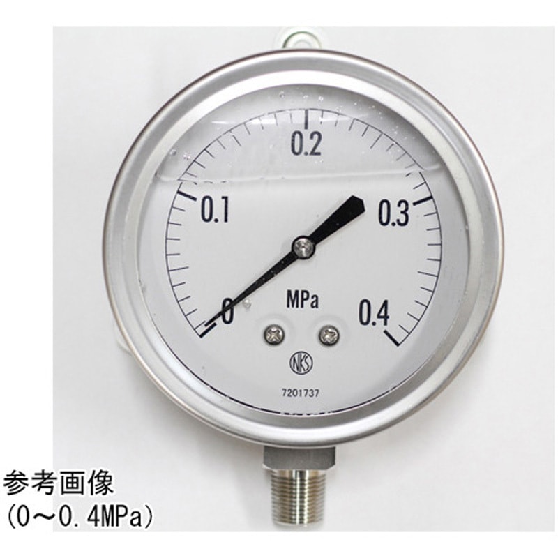 GV42-283 グリセリン入圧力計(100Φ) GV42-283シリーズ 1個 長野計器 【通販モノタロウ】 15,385円