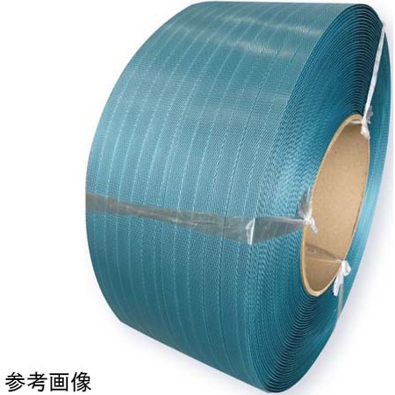 eSH15 再生PPバンド グリーンライトバンド 自動梱包機用 アオイロ グリーンプラ 青系色 幅15mm 1個
