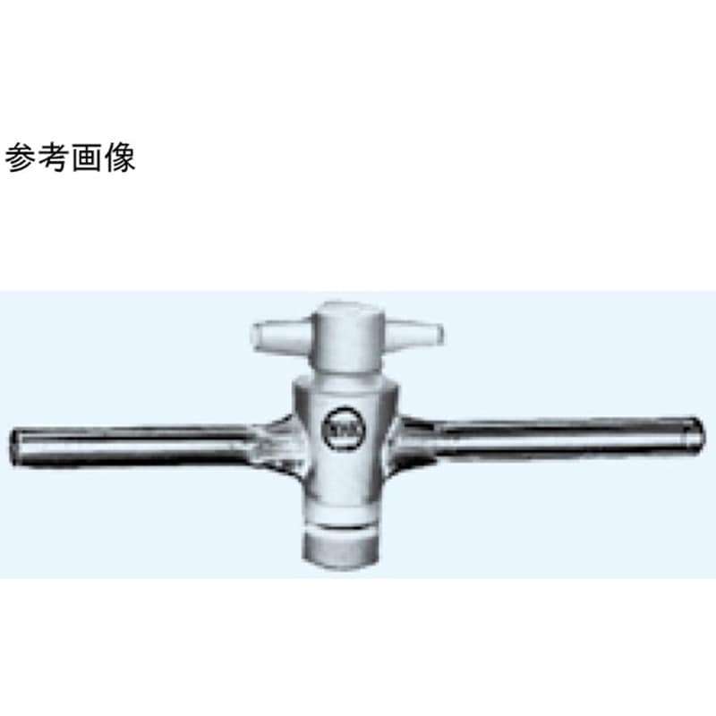 1012-0815 二方コック(PTFE コック) 1012シリーズ 1個 日本理化学器械(NRK) 【通販モノタロウ】