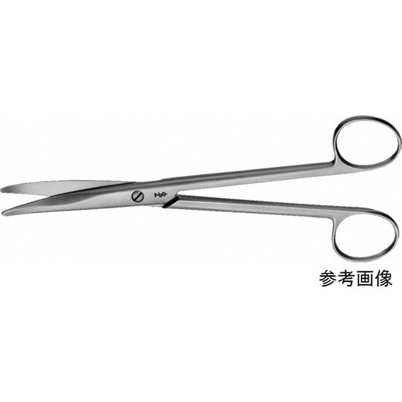 BC563R 切開剪刀 メーヨー BCシリーズ ビー・ブラウンエースクラップ 反 有溝ブレード 全長190mm   BC563R