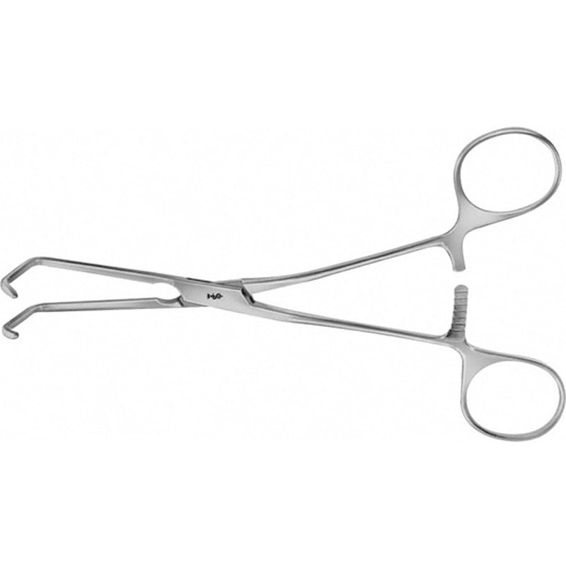 FB721R 小児用吻合鉗子 クーリー 無外傷性 弯曲 FBシリーズ ビー・ブラウンエースクラップ 無外傷性 弯曲 全長160mm   FB721R