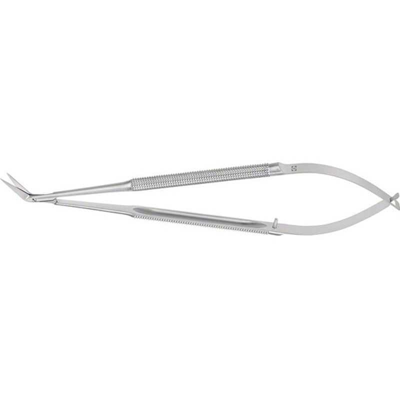 FM477R マイクロ剪刀 ラウンドハンドル ビー・ブラウンエースクラップ 45°アングル 全長165mm ファイン   FM477R