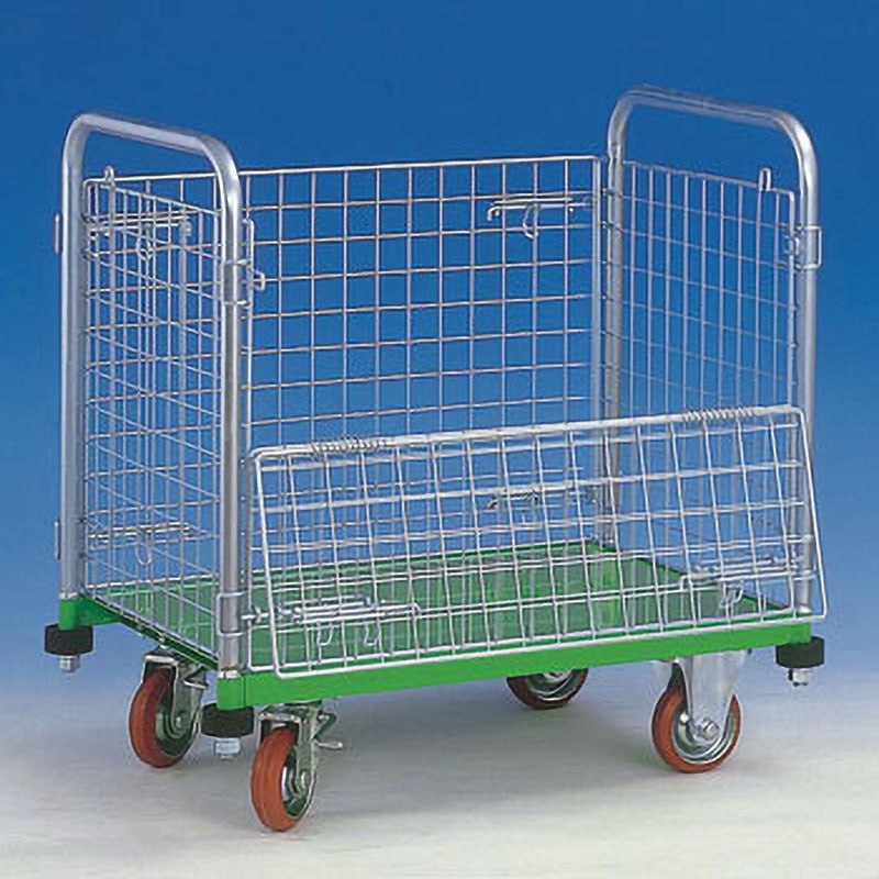 629B メッシュパックロール四方囲 神戸車輌製作所 150mmキャスター   629B