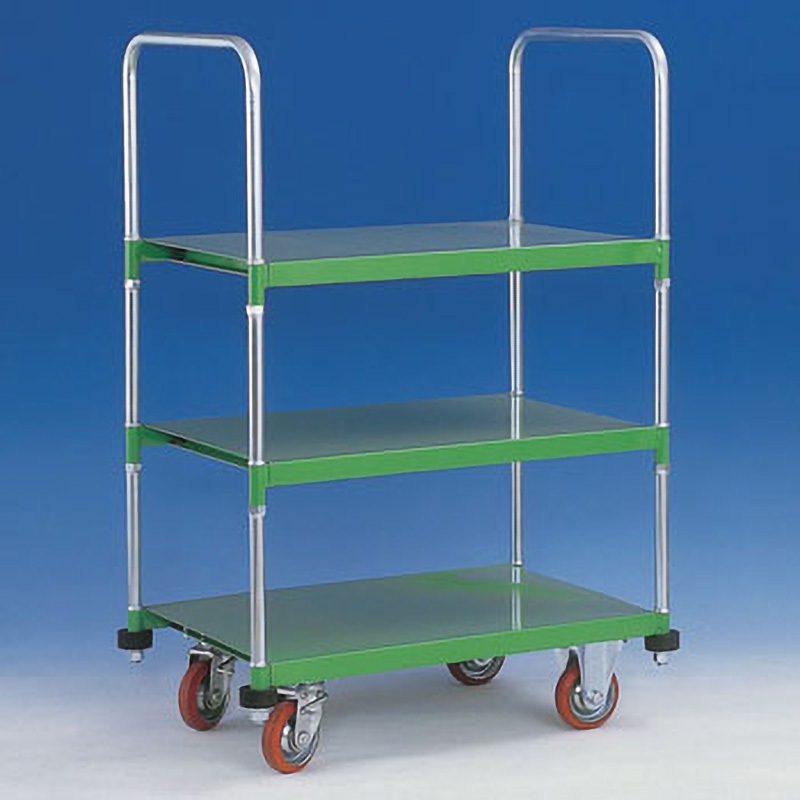 654B メッシュパックロール両袖棚板付 神戸車輌製作所 荷重500kg 荷台幅750mm荷台奥行1200mm  654B 82,390円