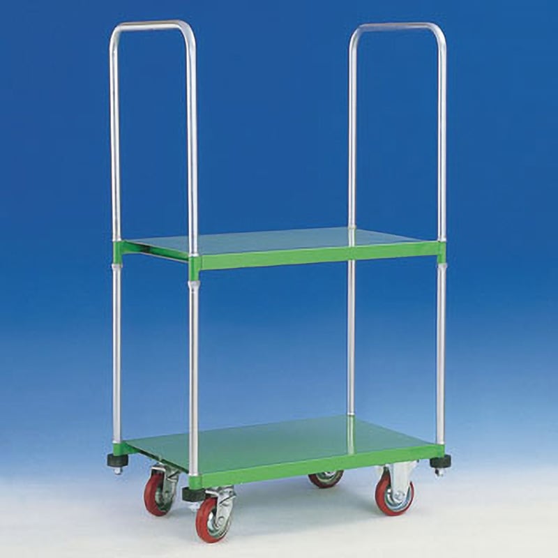 668B メッシュパックロール両袖棚板付 神戸車輌製作所 荷重500kg 荷台幅750mm荷台奥行1200mm  668B