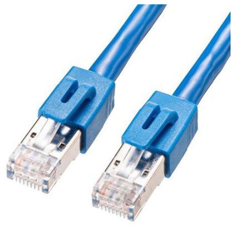 サブノニさん　LANケーブル LANケーブル(CAT6/ノイズシールド処理/青) EA764BBシリーズ エスコ