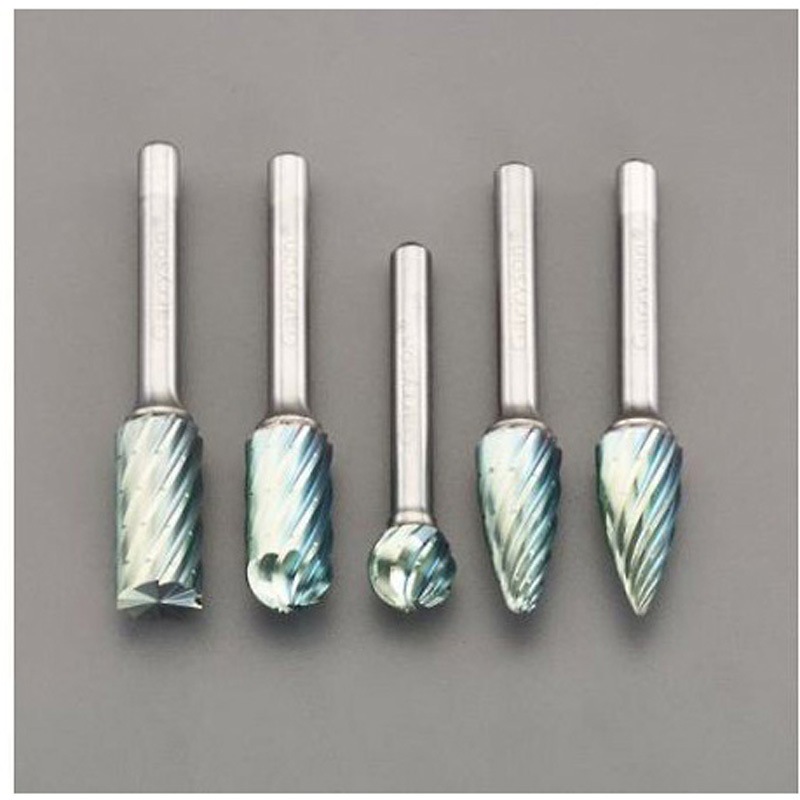 EA819R-6 [Coated]超硬カッター(6mm軸)5本組 EA819Rシリーズ 1セット エスコ 【通販モノタロウ】