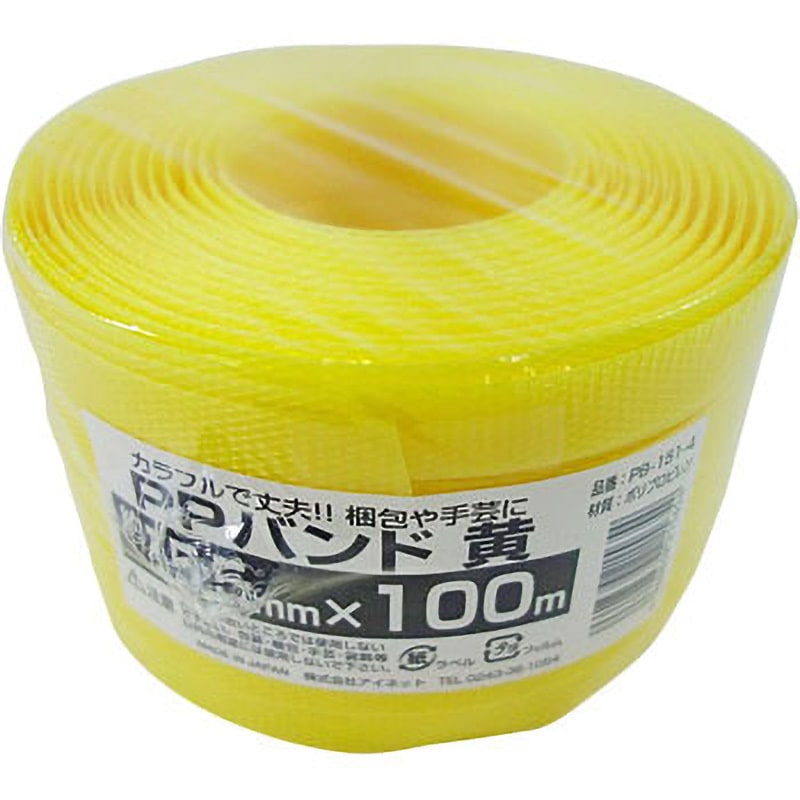 PB-151-4 PPバンド アイネット 幅15.5mm長さ100m 1個 PB-151-4 【通販