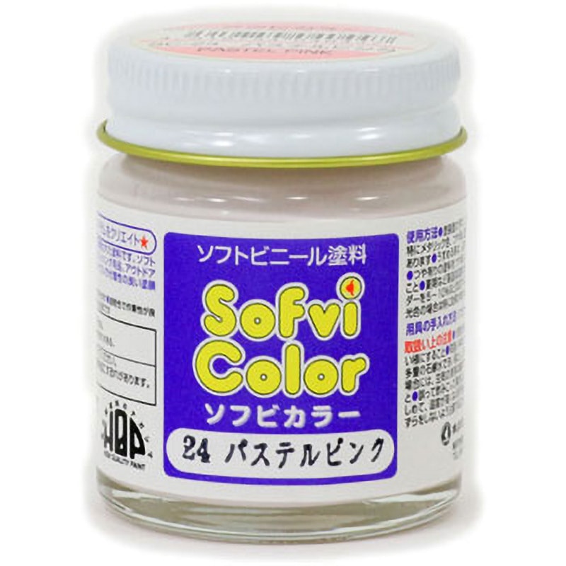 ソフビカラー ナガシマ SC-24 パステルピンク色 1個(30cc) 【通販