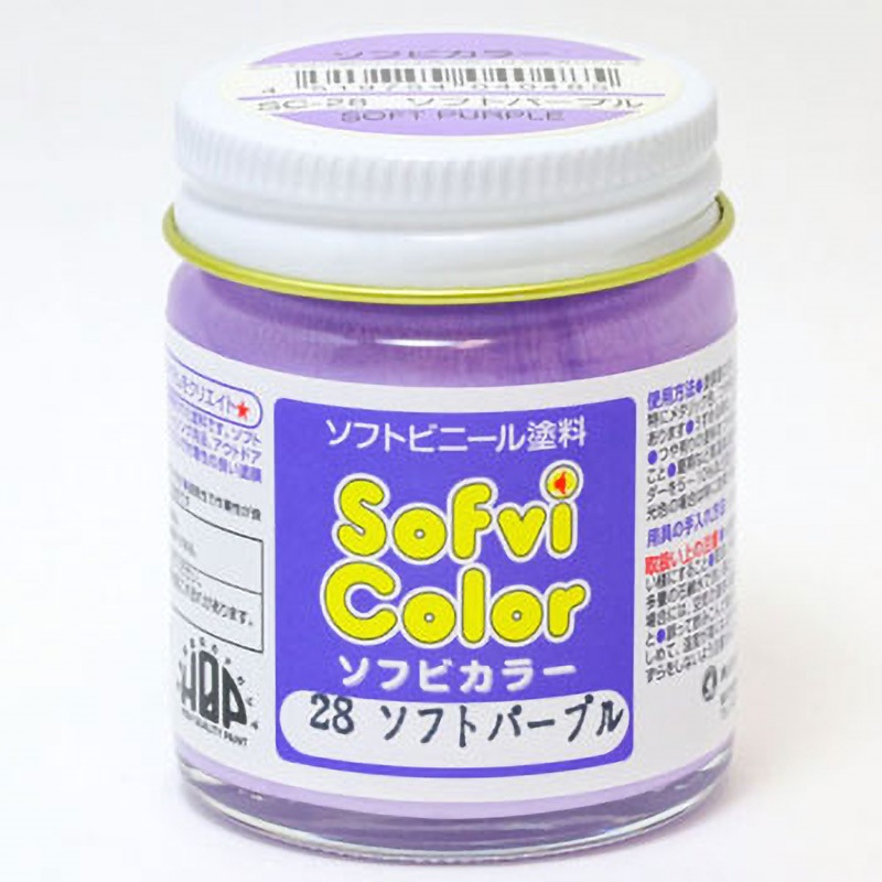 ソフビカラー ナガシマ SC-28 ソフトパープル色 1個(30cc) 【通販
