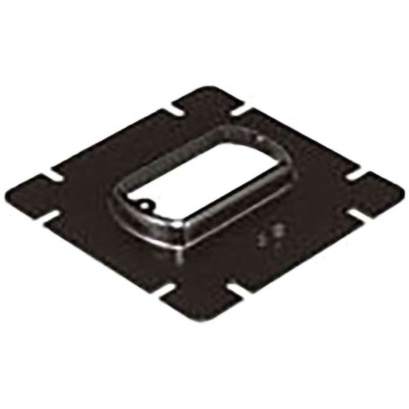 CV5KB 器具用カバー 黒色カチオン電着塗装 塗台カバー 外山電気 大四角  1箱(100個) CV5KB