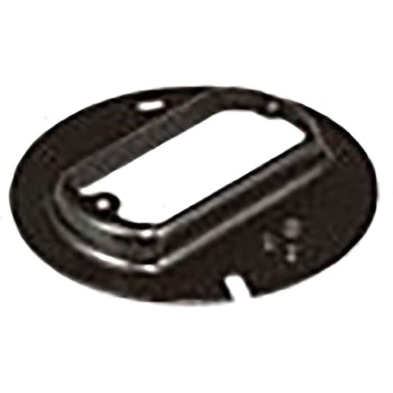 CV8KFB 器具用カバー 黒色カチオン電着塗装 平カバー 外山電気 八角  1箱(100個) CV8KFB