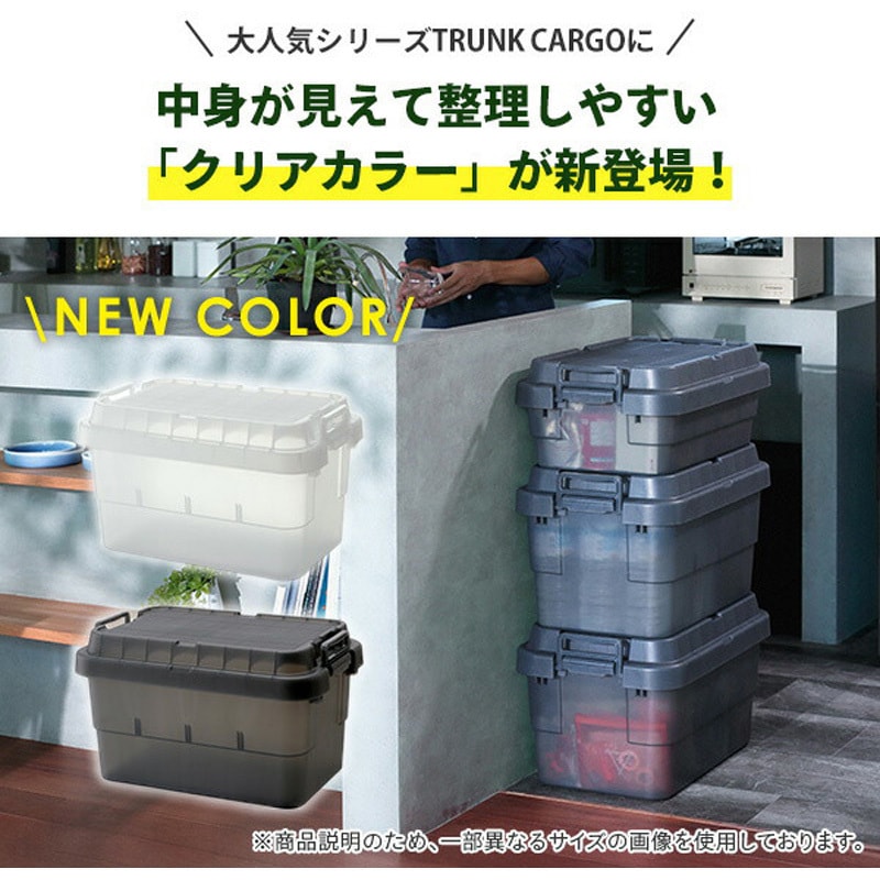 GHON264×2 トランクカーゴ TC-50S 日本製 リス クリア色 1セット(2個