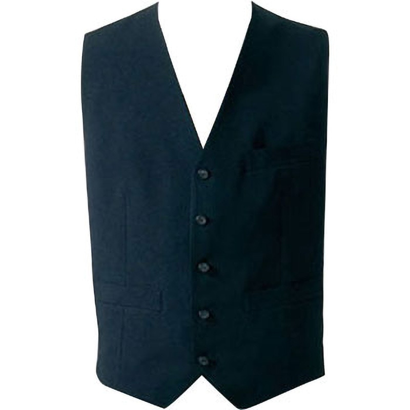 AZ112 AZ-112 ベスト(年間用) アイトス 男性用 制電ギャバ ネイビー色 サイズS