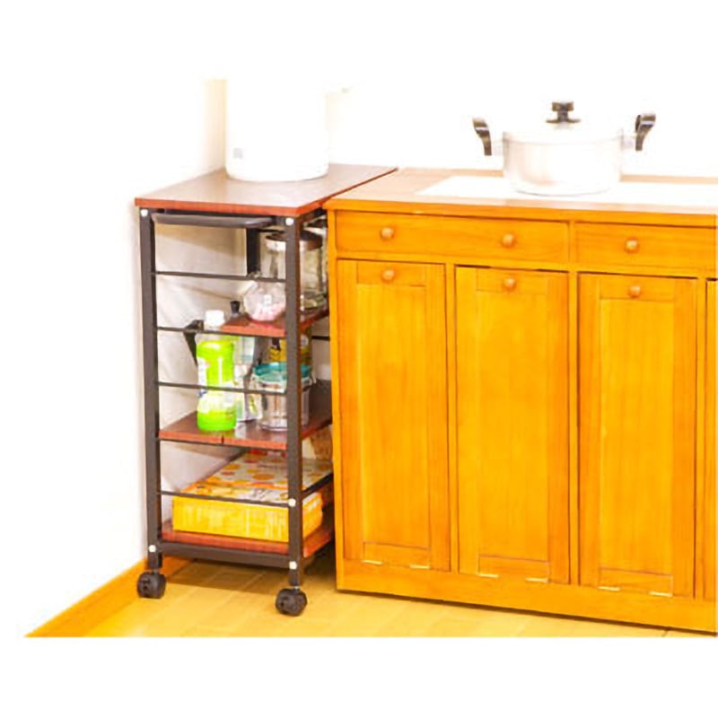 N3022 キッチンストッカー【レノン】KS-1259 フクダクラフト キッチンワゴン フクダクラフト 【通販モノタロウ】