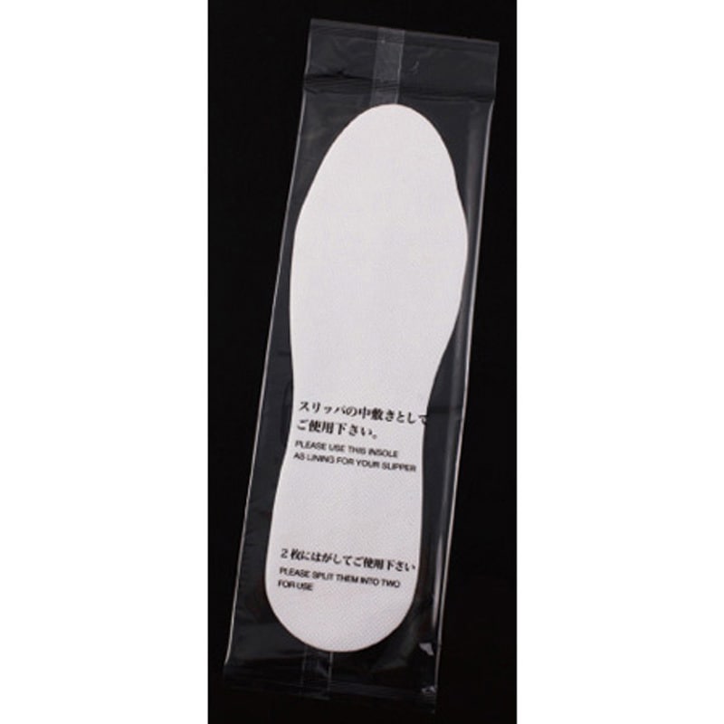 S-P-1T スリッパ使い捨て中敷き(袋入) S-Pシリーズ 1箱(1500足) サンワ 【通販モノタロウ】