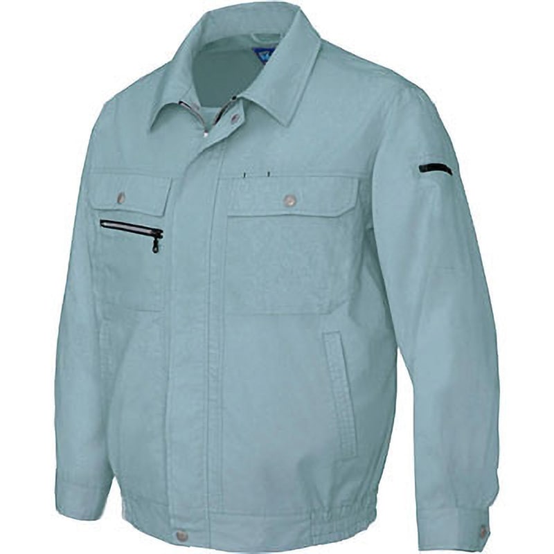 AZ3430 AZ-3430 アジトマックス 長袖サマーブルゾン(春夏用) アイトス グリーン色 S着丈62cm