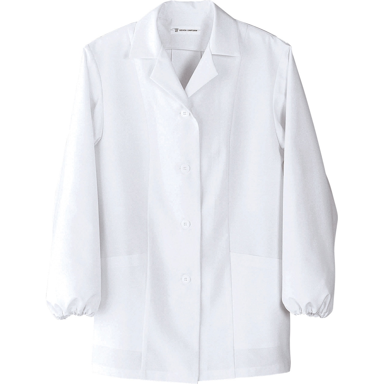 AA0802-0 TLコート・女・長袖 セブンユニフォーム 女性用 ホワイト色
