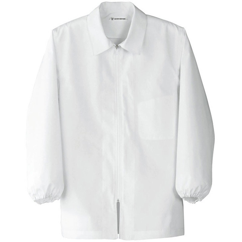 AA0455-5 抗菌コート・兼・長袖 セブンユニフォーム ブロード サイズSS着丈66cm  AA0455-5