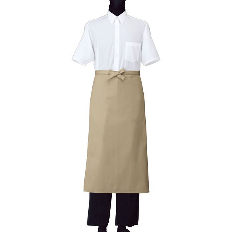 CT2391-6 ソムリエエプロン セブンユニフォーム ツイル 前中心丈82.5cm