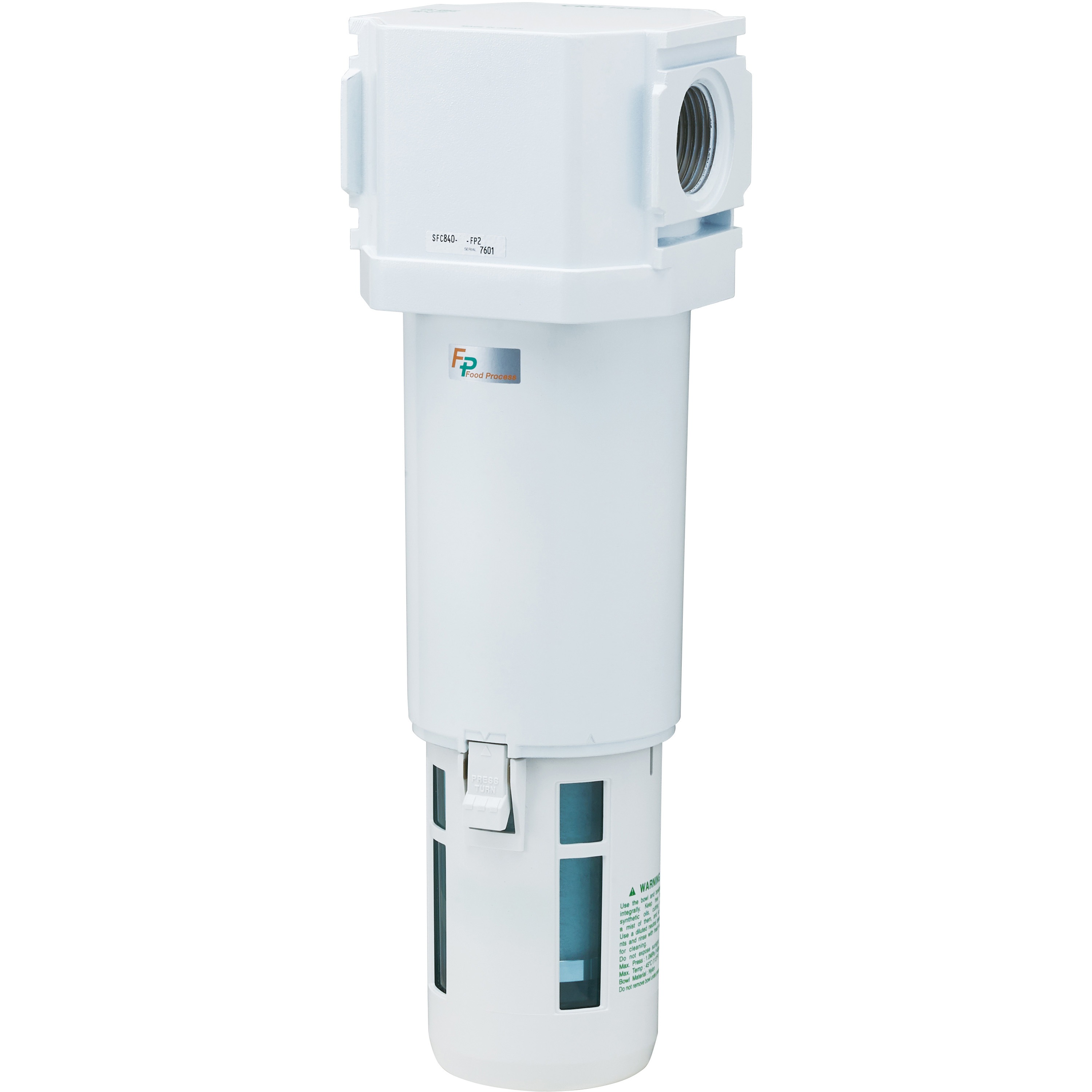 SFC840-20-FP2 食品製造工程向け商品FPシリーズ脱臭フィルタ(SFC*40-～) CKD ねじの種類Rc 接続口径Rc3/4  SFC840-20-FP2