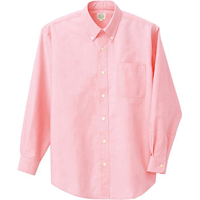 AZ7822 AZ-7822 長袖T/Cオックスボタンダウンシャツ(男女兼用)(年間用